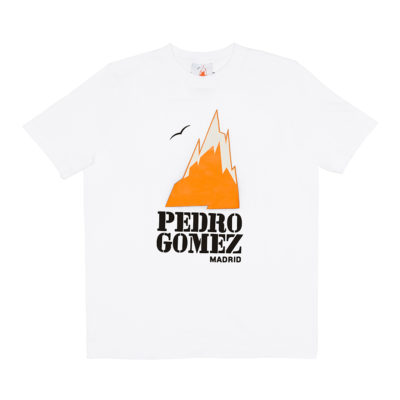 Camiseta Pedro Gómez Madrid Basic Logo White