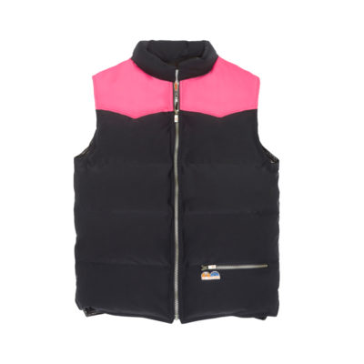 Pedro Gomez Madrid Chaleco Tosca Negro Fucsia