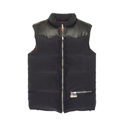 Chaleco Tosca Negro Piel Negra