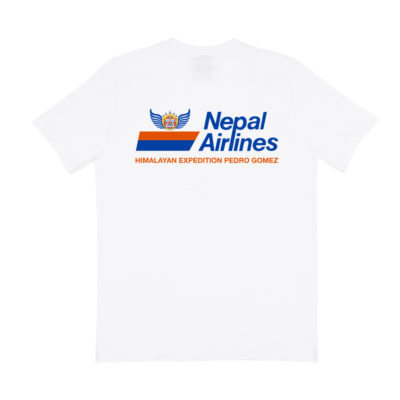 Camiseta Pedro Nepal Airlines Blanco