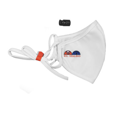 Mascarilla Reutilizable Ajustable El Igloo Blanca
