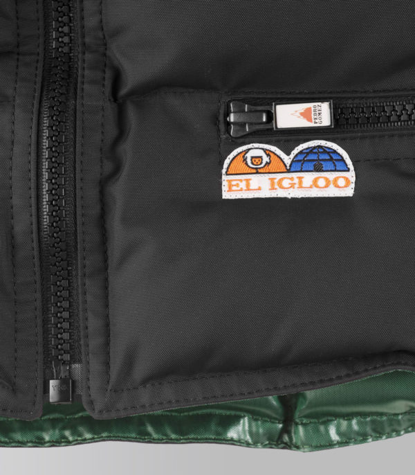 Chaleco Niño Lodge Negro Carrara Verde