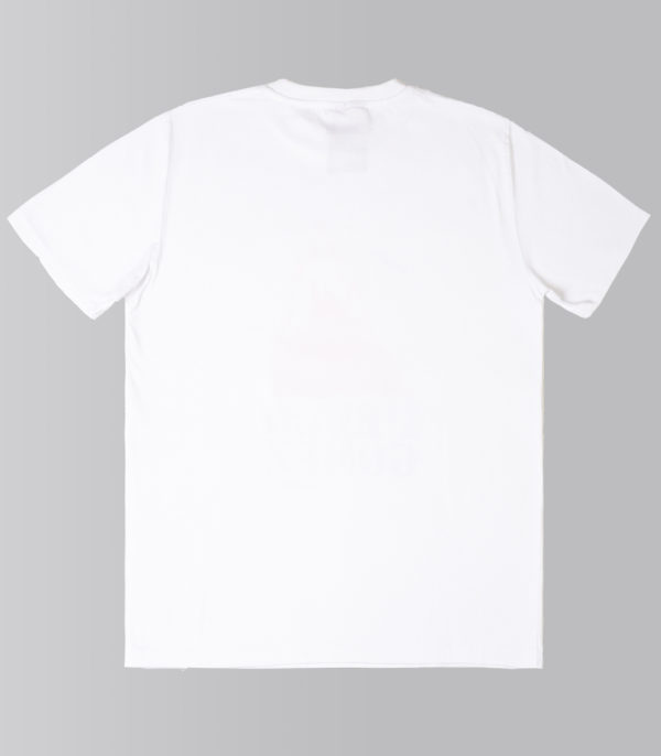 Camiseta Basic Logo Blue Degraded White