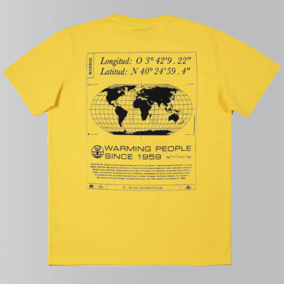 Camiseta Mapamundi Yellow