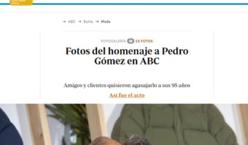 Pedro Gómez en ABC