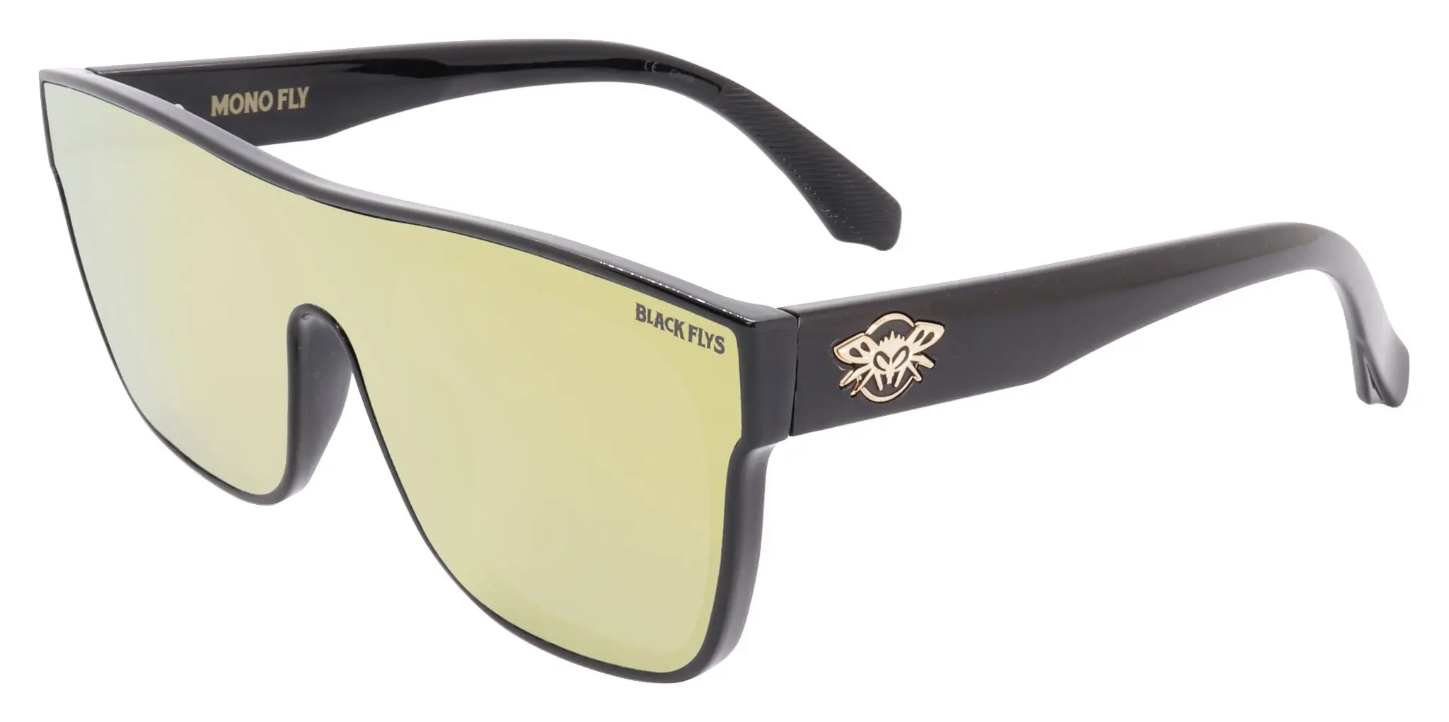 Gafas De Sol Mono Fly Negro Brillo